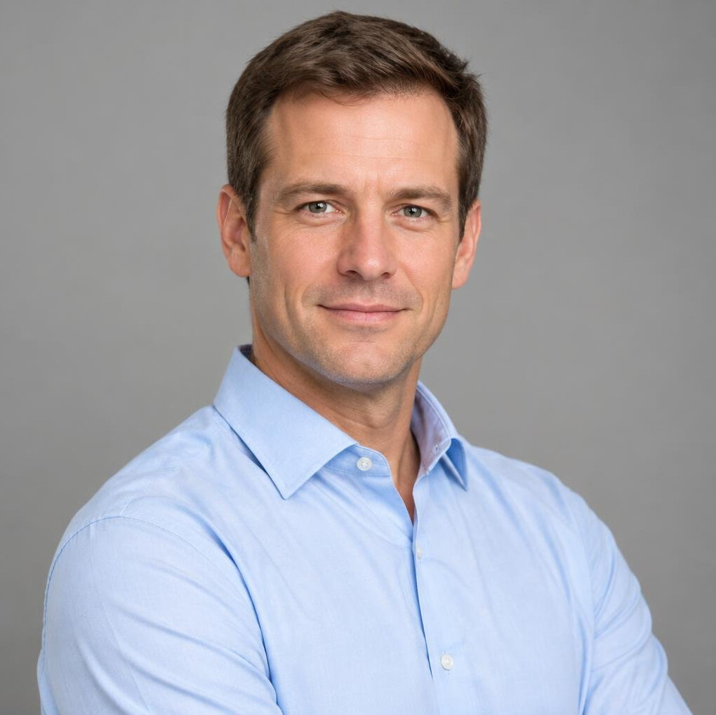 Portrait of a man in a shirt
