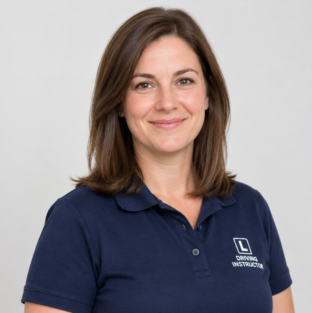 Portrait of a woman instructor smiling