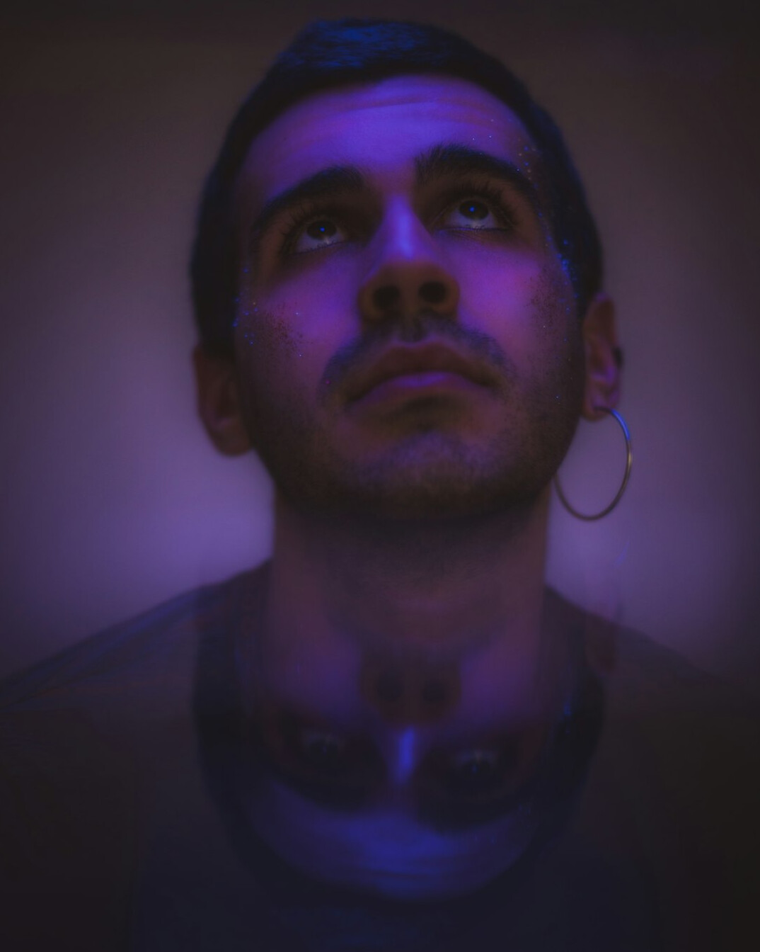 Portrait of a man with a light beard